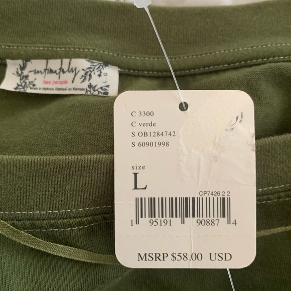 Free People NWT snap crotch, muscle 💪 top - Picture 5 of 7